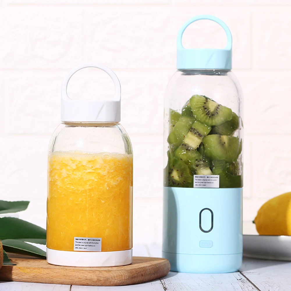 Портативный блендер электрическая соковыжималка 500 мл автоматическая
