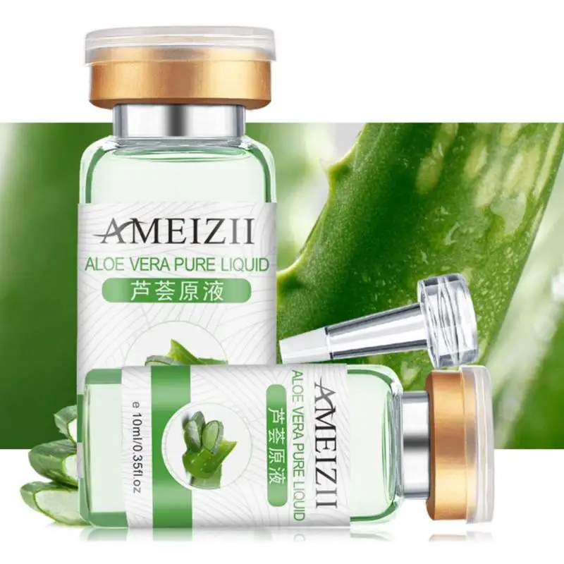 Коллагеновая Сыворотка для лица с витамином С и Е алоэ вишня гиалуроновая