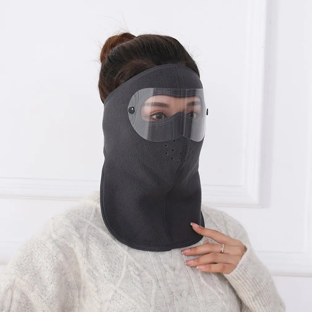 

Full Face Protection Headgear Dust-Proof Anti-Fog Winter Warm Long Full Face Protection Masks Windproof Goggles