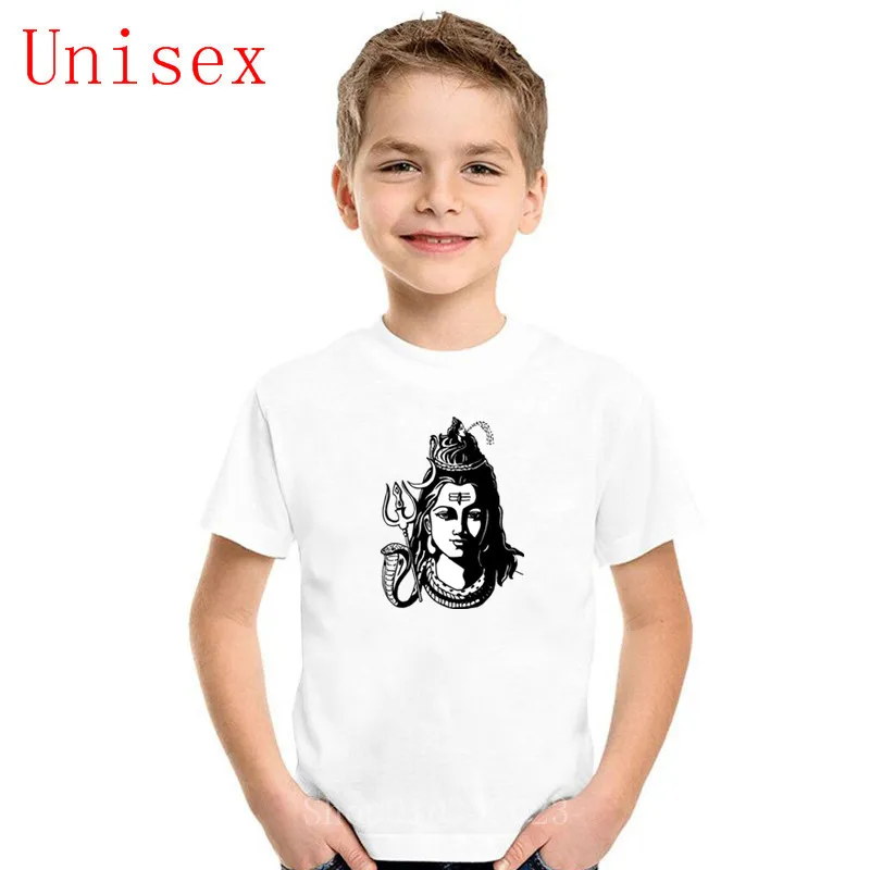 

New Design Shiva-Hindu Breathable Comfortable All Cotton children T shirt o neck kids Tee High Quality boy clothes girl clothes