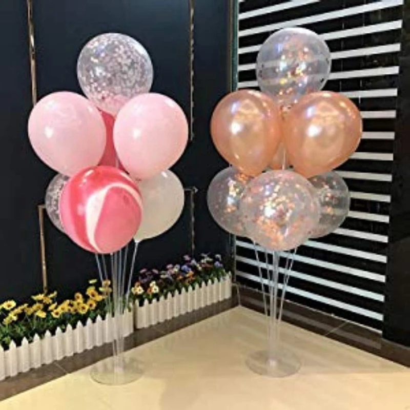 

5PCS 72Cm Balloon Stand Display Set Table Desktop Balloon Holder Fastener for Wedding, Birthday, Garden Party and Celebration