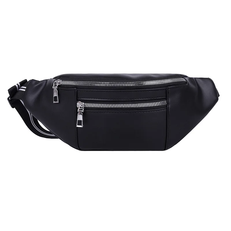 

Double Zipper Women Waist Bag Large Capacity Fashion Fanny Bag Outdoor Chest Bag Travel Bag Hip Waist Packs