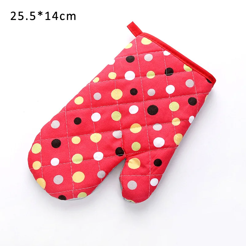 

1 Piece Cute Non-slip Yellow Gray Cotton Fashion Nordic Kitchen Cooking microwave gloves baking BBQ potholders Oven mitts