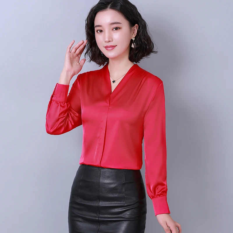 Модные блузки женские топы и блузки осенние Blusas Mujer De блузка Moda женская рубашка женские элегантные женские майки размера плюс XXXL