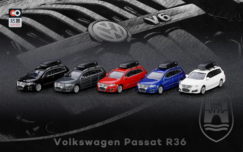 XCarToys 1:64 Volkswagen Passat R36 w/литая модель автомобиля на крышу|Наземный транспорт| |