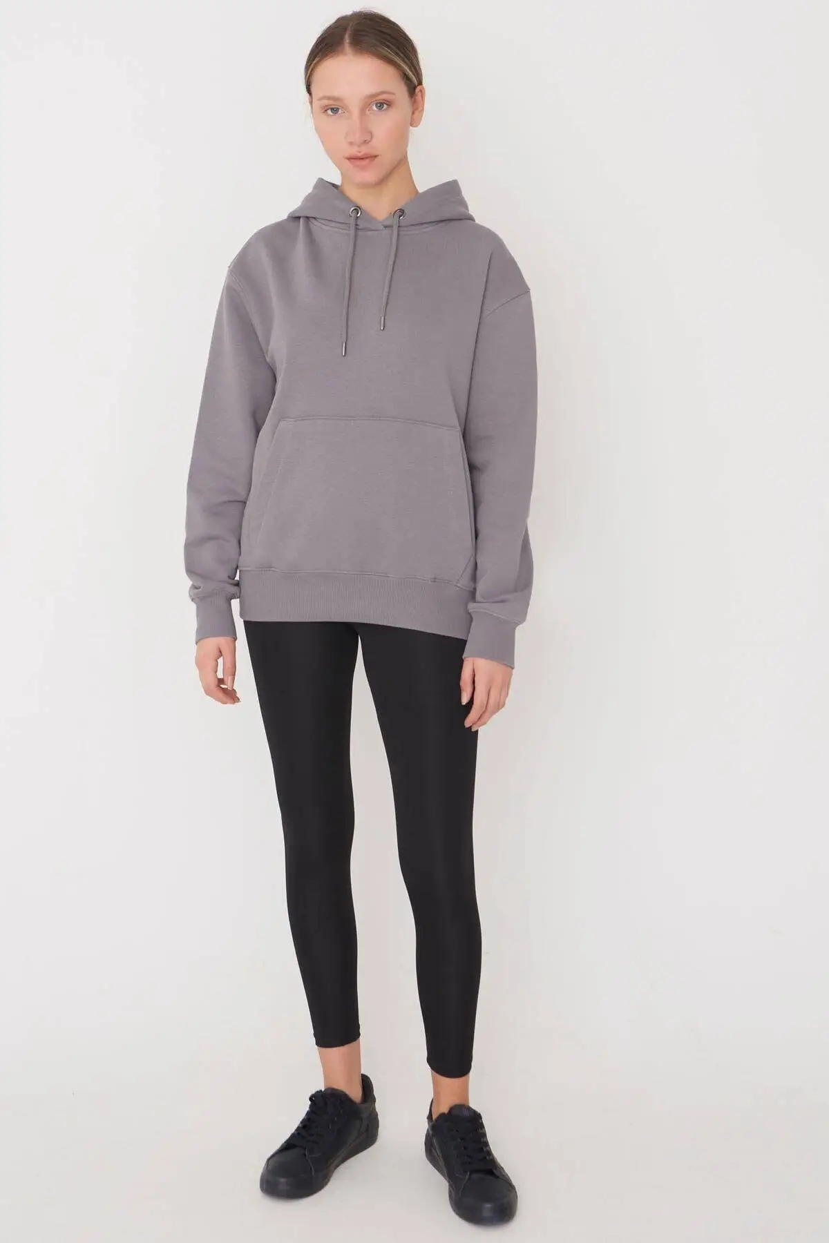

Women Gray Hooded Sweat S1137 - U2 -- 0000023833 0000023833 Women Sweatshirt 2021 Fashion