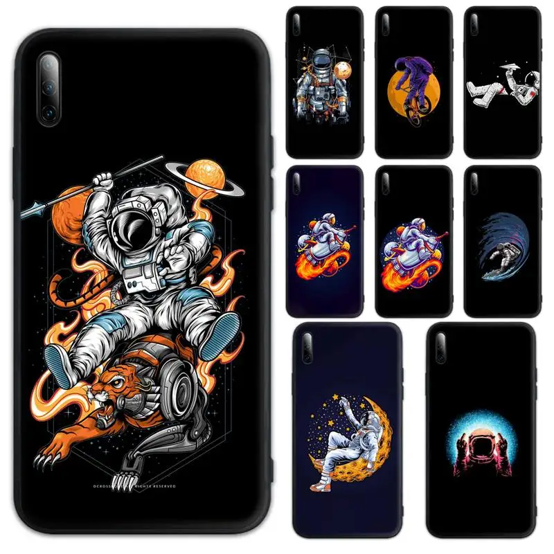 

Astronaut Universe Phone Case For Samsung A01 A10 A02 A20 A31 A40 A50 S A52 A51 A70 A71 A80 A91 Cover Fundas Coque