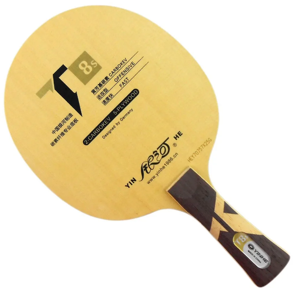 Genuine yinhe Galaxy T-8S T 8S Table Tennis Blade (T8s,5wood + 2 carbokev) Ping Pong Racket Base Raquete De Ping Pong