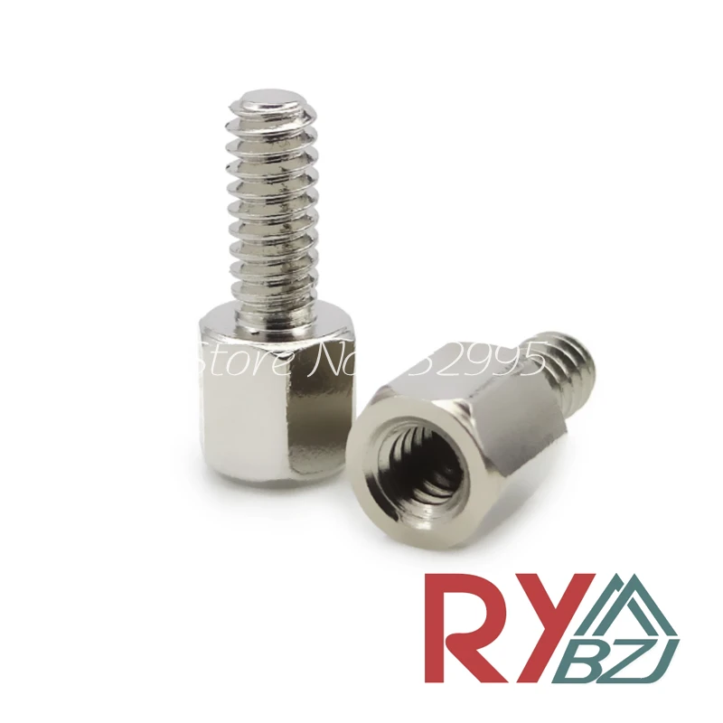 Латунь противостояние прокладка никелированный 4 # 40*5 + L длина (L)= 5 ~ 16 мм Высокое