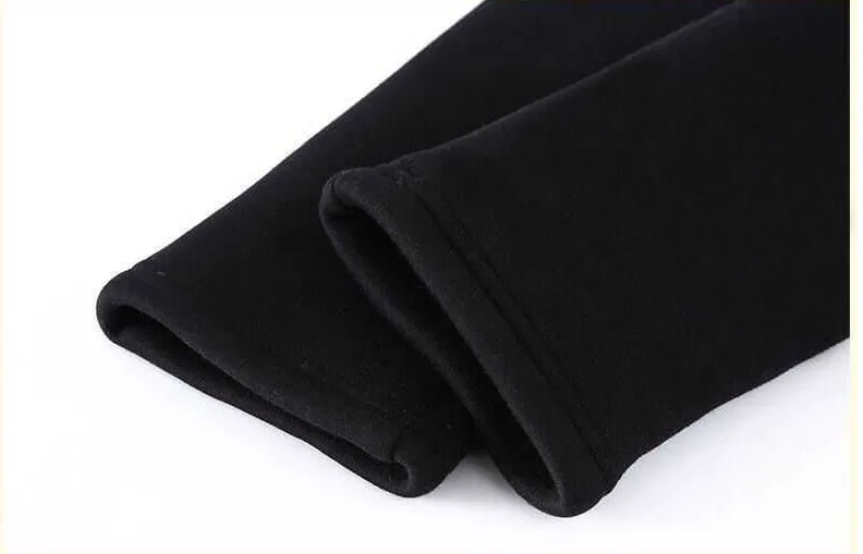 

Women Winter Thick Velvet Wool Pants High Waist Hit Underpant Stretch Slim Trouser Cashmere Pencil Pant Soild Color Leggings