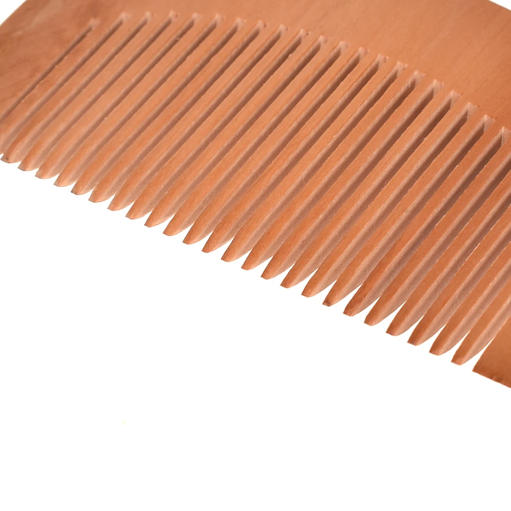 

1 Pc Natural Peach Wood Handcrafted Fine Tooth Comb Anti-static Head Massage Classic Comb Hair Styling Hair Care Tool