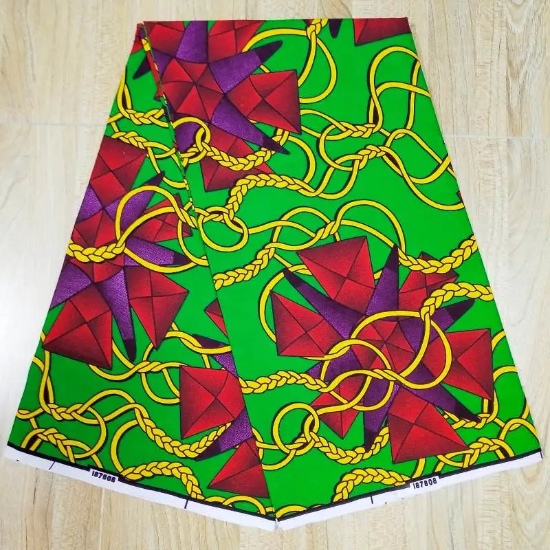 Настоящий воск высокое качество 6 ярдов африканская анкарская Ткань для шитья |