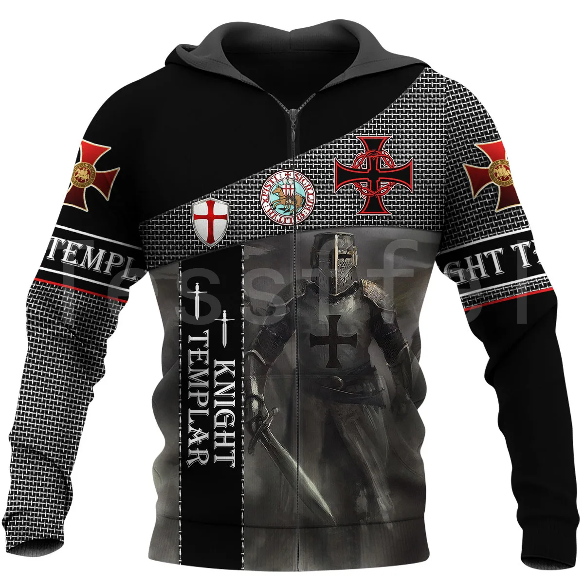 

Tessffel Newest Knight Templar Armor Jesus God Guard Cavalier Pullover Streetwear NewFashion 3DPrint Men/Women Funny Hoodies D-6