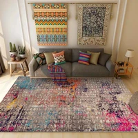 light luxury rug simple american style color abstract carpet living room bedroom bedside carpet kitchen bathroom floor mat