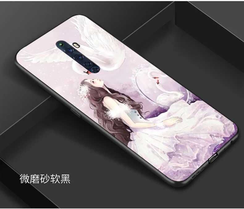 Для OPPO Reno2 Z чехол милый мультяшный Мягкий силиконовый чехол для OPPO Reno 2Z 2 Z чехол для телефона s черный бампер Капа для OPPO Reno2Z - Цвет: 12