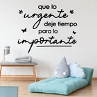 Испанская вдохновляющая наклейка позитивная фраза цитаты виниловая наклейка на стену испанское домашнее украшение фрески Life Dreams наклейки RU158