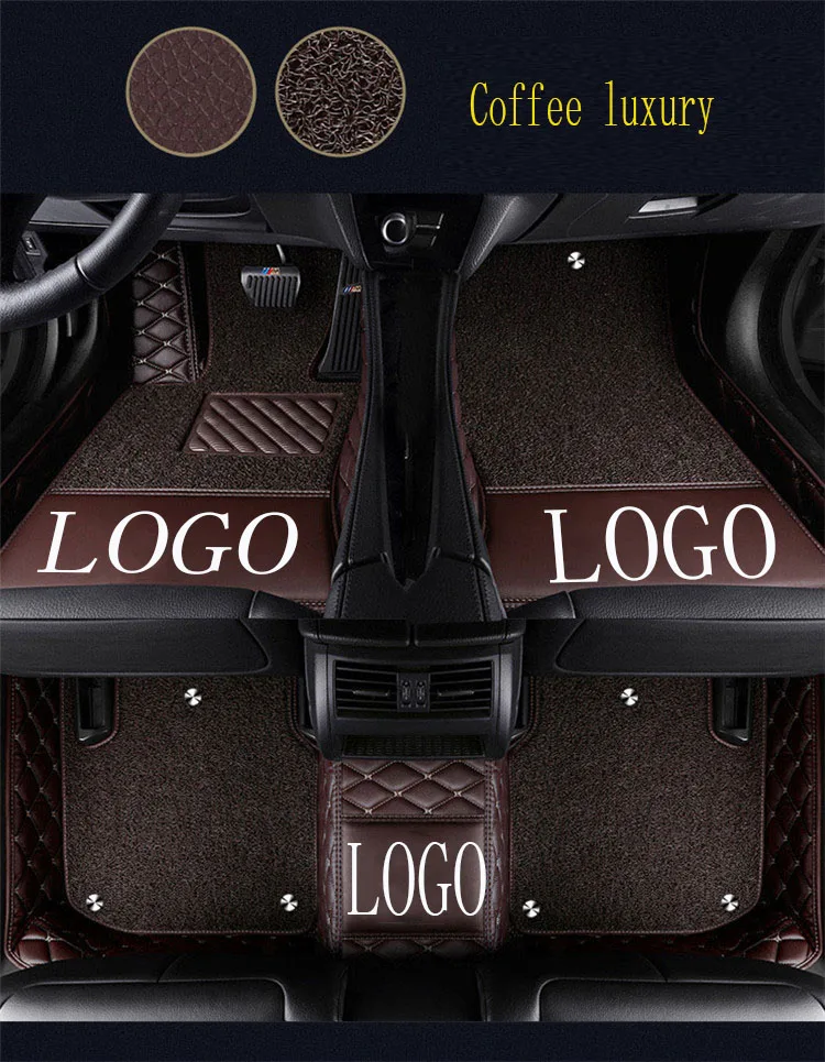 Автомобильные коврики с логотипом / брендовым логотипом для автомобиля Subaru Forester Legacy Outback Tribeca XV 5D стиль тяжелой нагрузки все погоды ковровые.