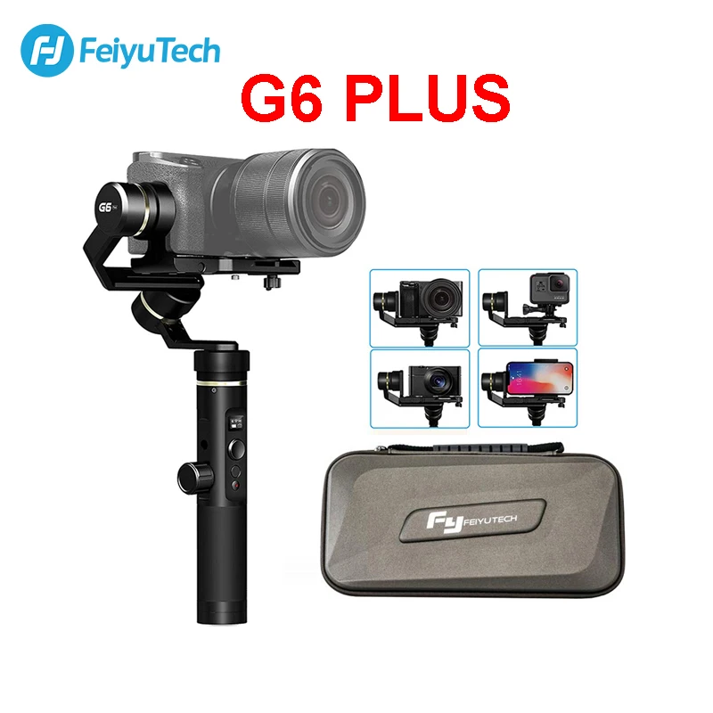 FeiyuTech Feiyu G6P G6 Plus 3 Axis ручка брызг карданный стабилизатор для экшн камеры GoPro Hero 5 6