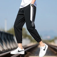 summer casual capris mens korean loose sweatpants long pants mens streetwear