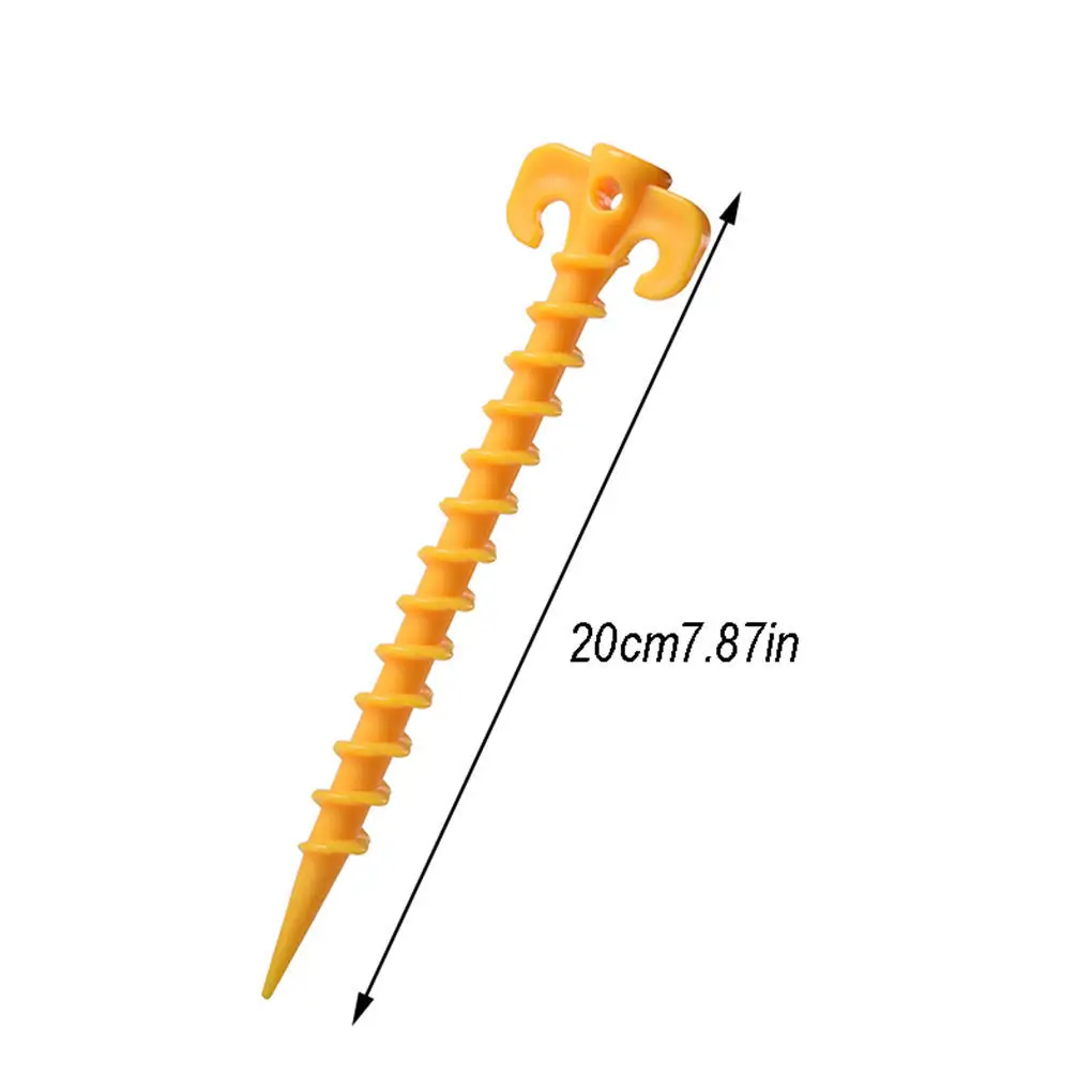 5 шт. колышки для палатки на открытом воздухе кемпинга поездки гвозди пластиковые