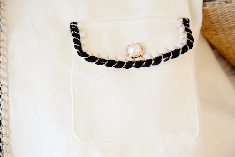 SWEETXUE осень 2019 новое пальто короткая юбка женский костюм бант шифоновая рубашка