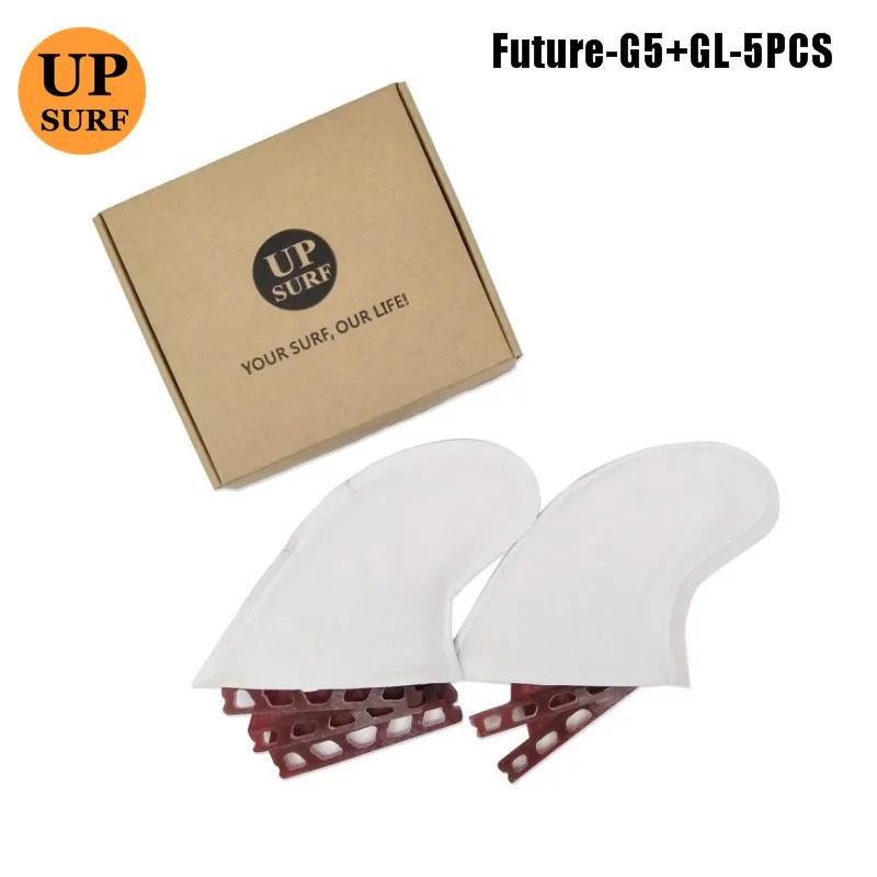5 шт./4 шт. набор плавников Upsurf Future Fin G5+ GL плавники для серфинга стекловолокно соты Quad плавники Quilhas Thruster