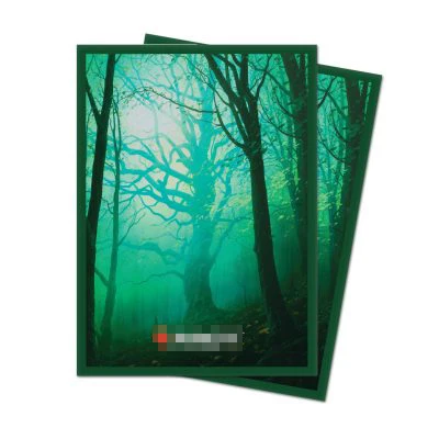 forest Картины из аниме, игры карты рукава, торговые карты протектор Волшебная карта Щит Обложка PKM/YGO/MGT рукав 66x91 мм Oko - Цвет: forest