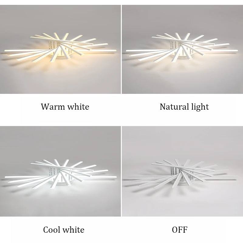 

Nordic Living Room Bedroom kitchen design of Modern acrylic LED Chandelier Ceiling can Dimming Lighting lamp light gloss