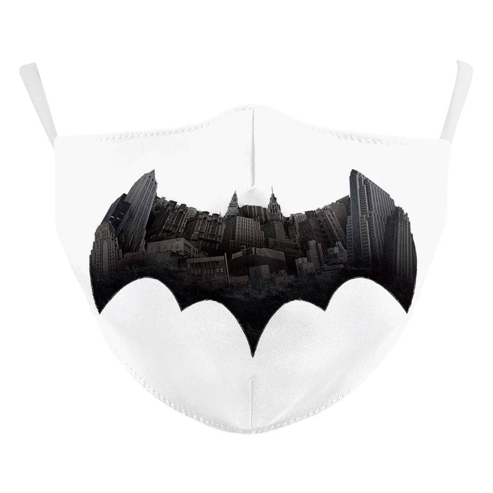 Маска для лица косплея Темный рыцарь Брюс Уэйн пылезащитные маски взрослых и