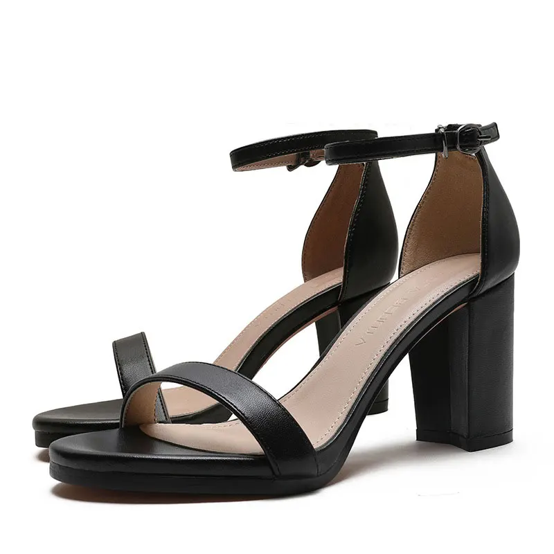 

Hugwiser women 2021 shoes open toe women's sandals mircofiber high heels summer sandals high heels stiletto heels women