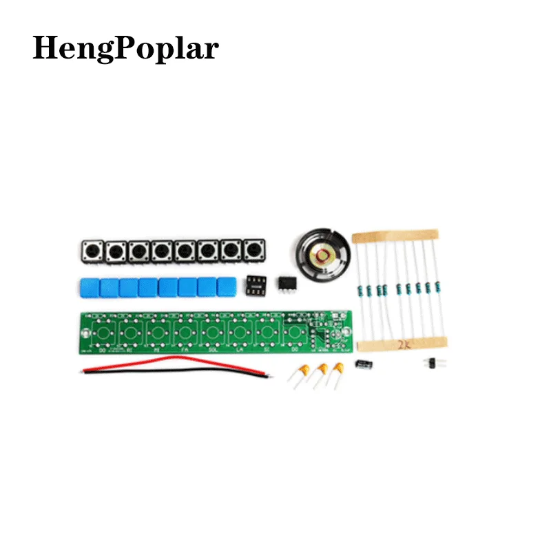 

NE555 Electronic Component Parts DIY Kit Welding Practice Board Electric Piano Organ Eight Notes Soldering Skill Training Kits