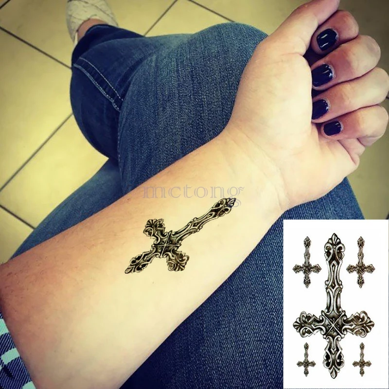 Водонепроницаемый Временные татуировки Стикеры s птица олень звезды Цветочная