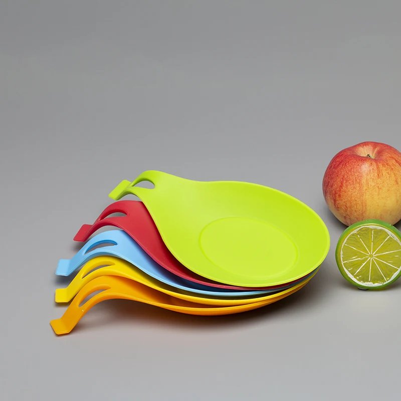 1 шт. термостойкий силиконовый коврик для ложки держатель посуды ложка