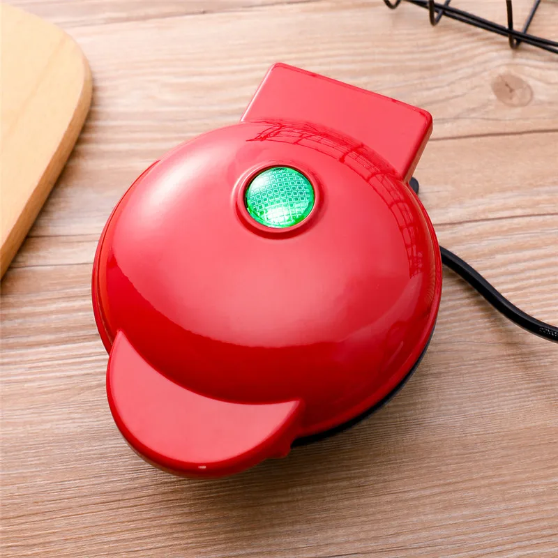 Мини Электрический Вафли чайник пузырь яйцо торт печь для завтрака вафельница