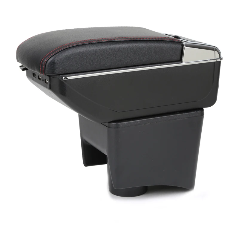 

Armrest Box For VW Polo Vento 2010-present Armrest Box Car Central Storage Container For Volkswagen Polo PU Leather