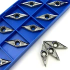 VBGT160402 AK H01 алюминиевые медные Токарные Вставки CNC внутренняя фреза VBGT 160402 токарный станок для канавок