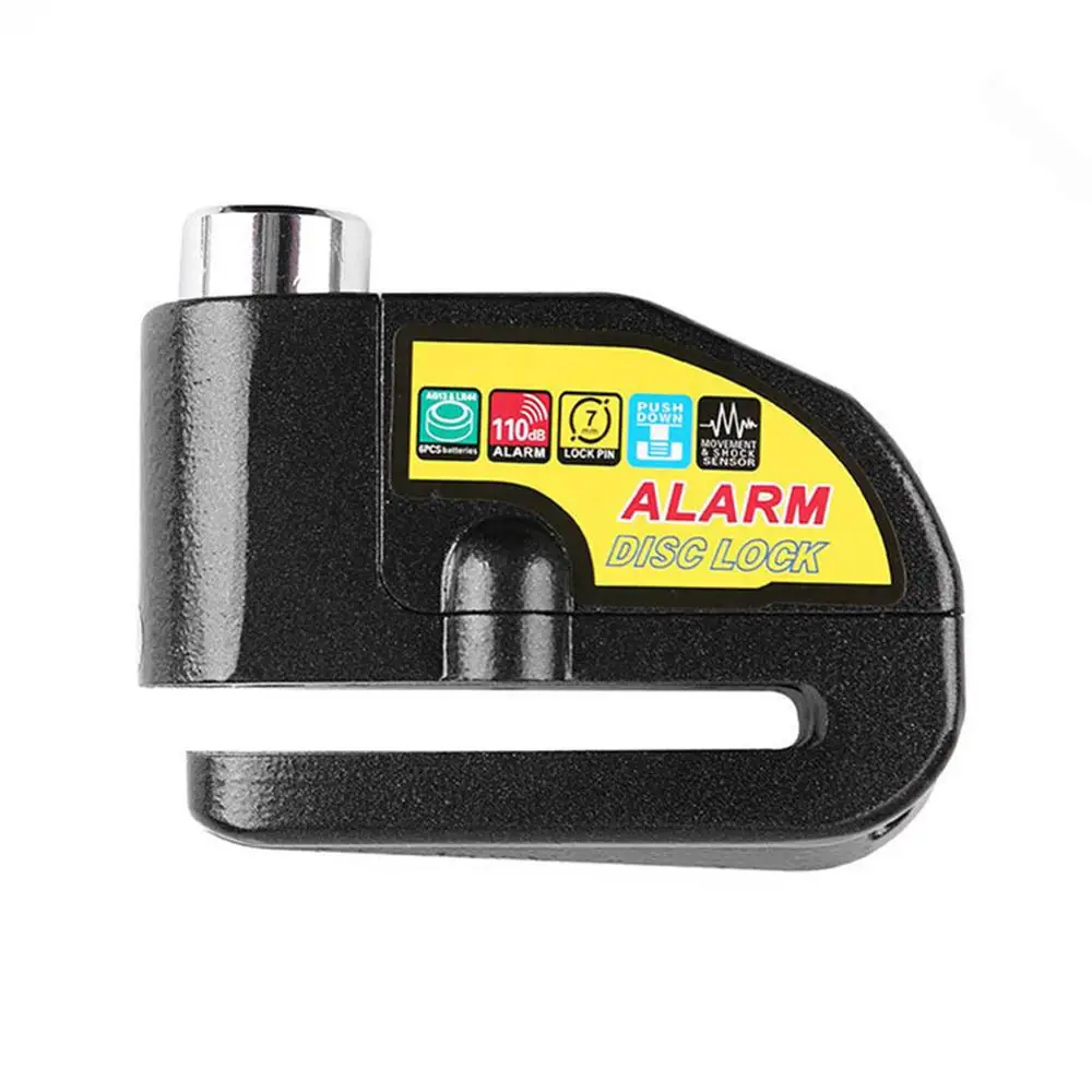 

110dB Motorcycle Alarm Lock Bike Anti-theft Alarm Wheel Disc Brake Security Safety Siren Lock for Bikes Motorcycles Scooter
