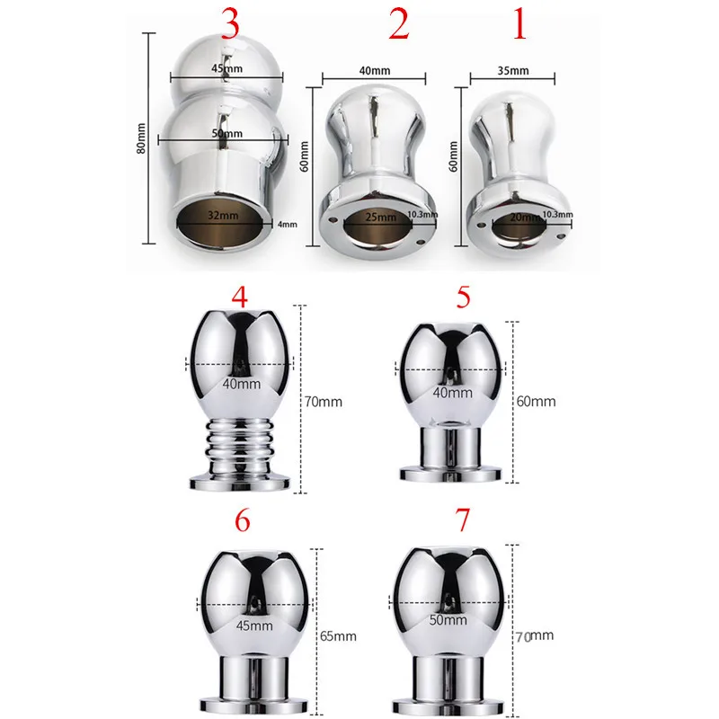 Anal Plug Speculum Expander Butt Plugs Anus Dilator Stimulator Massager Stopper Sex Toys for Couples H8-1-89 | Красота и здоровье