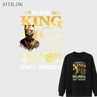 Термонаклейка для одежды Black King, термонаклейка для одежды, моющаяся