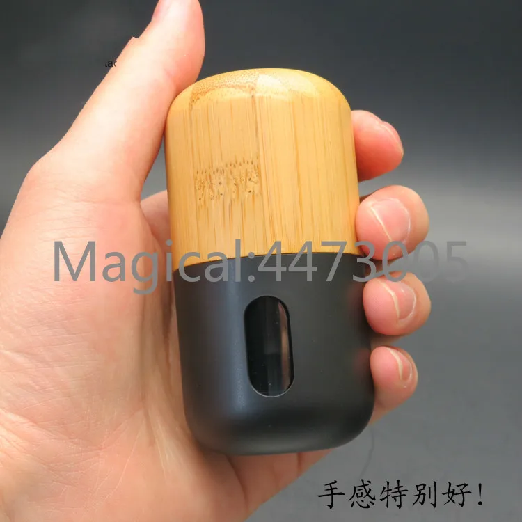 10 шт./лот 30 мл многоразовая портативная бутылка для лосьона с бамбуковой крышкой |