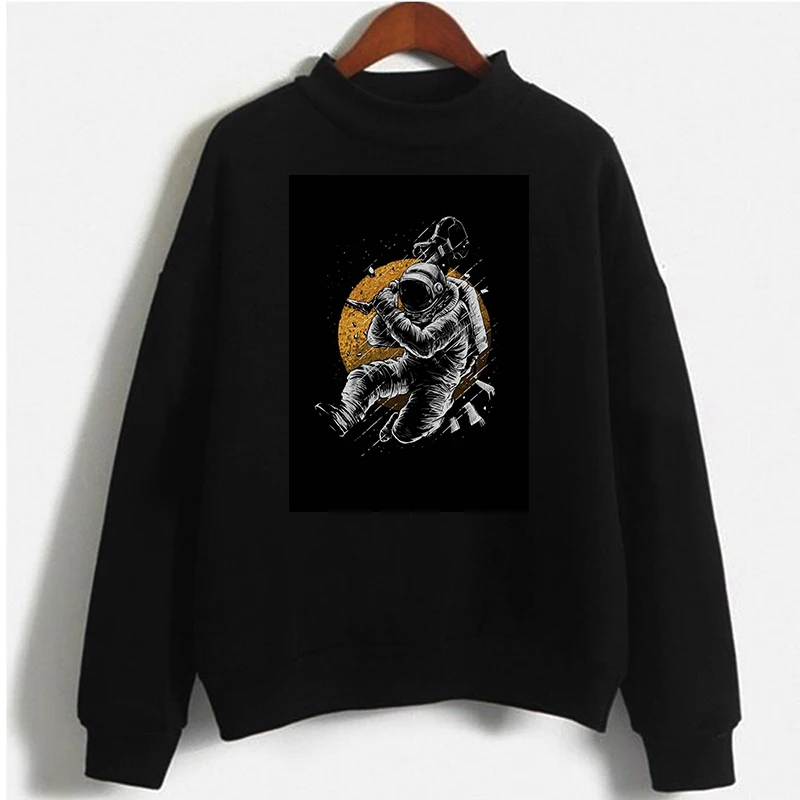 

SUNOWE Sweater Casual Print Street Fashion Korean Clothes Style All-match Women's Hoodies Top Harajuku Fleece Hoody Unisex