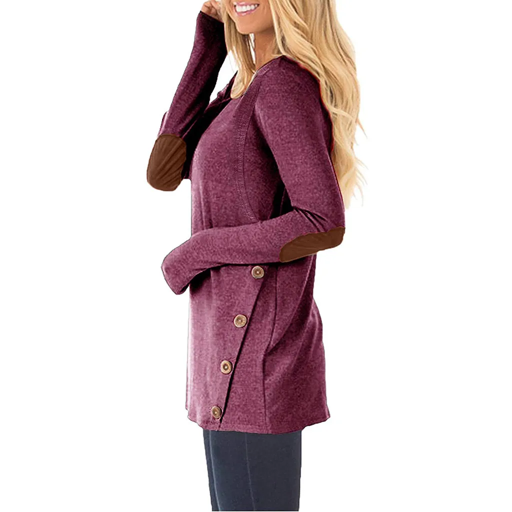 Осенний женский топ с длинными рукавами для мамы грудного вскармливания