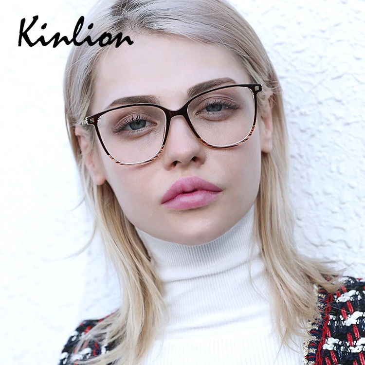Прямоугольные очки Tr90 с прозрачными линзами оправы для очков женщин винтажные