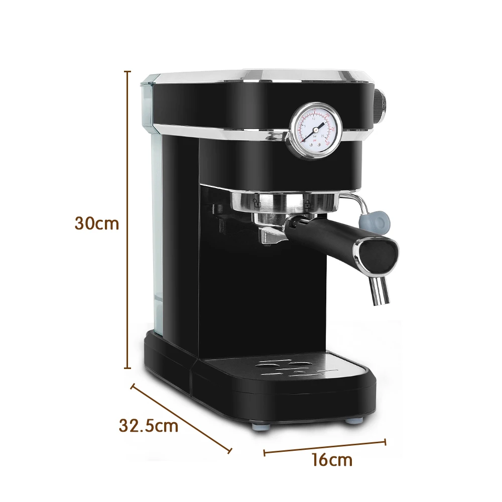 ITOP 15 бар полуавтоматическая кофемашина с манометром Бытовая кофеварка