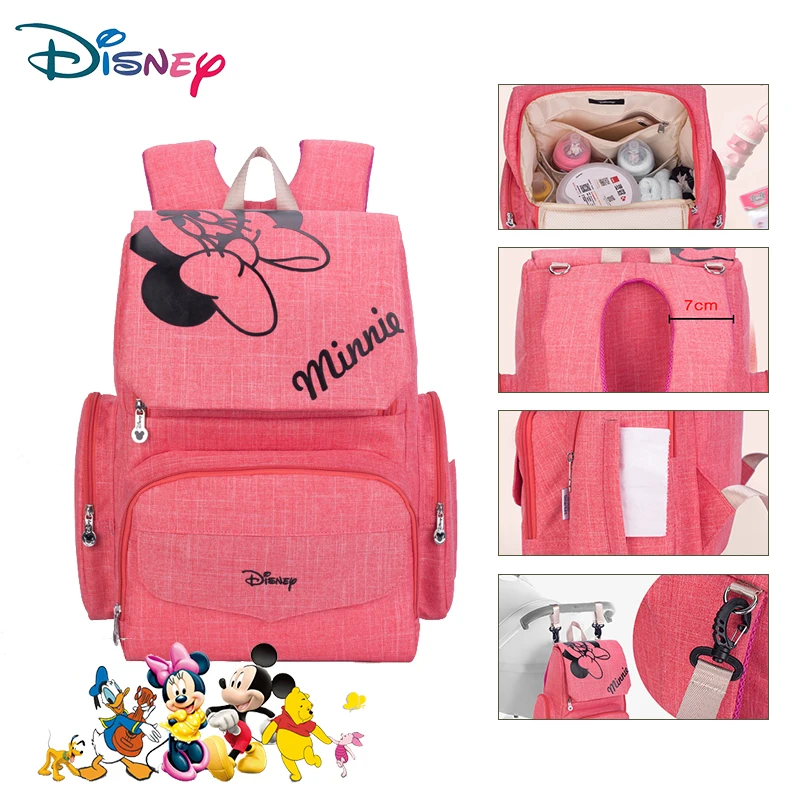 Рюкзак для мамы Disney вместительная водонепроницаемая сумка подгузников
