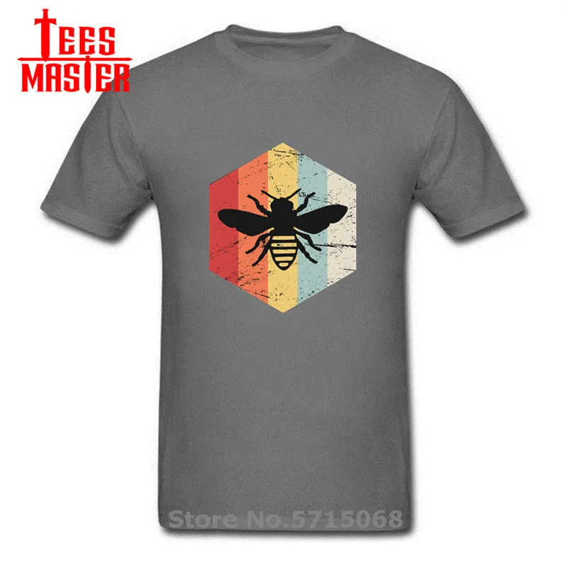 В стиле ретро винтажном в виде пчелы Хранитель значок логотип HD цифровая печать