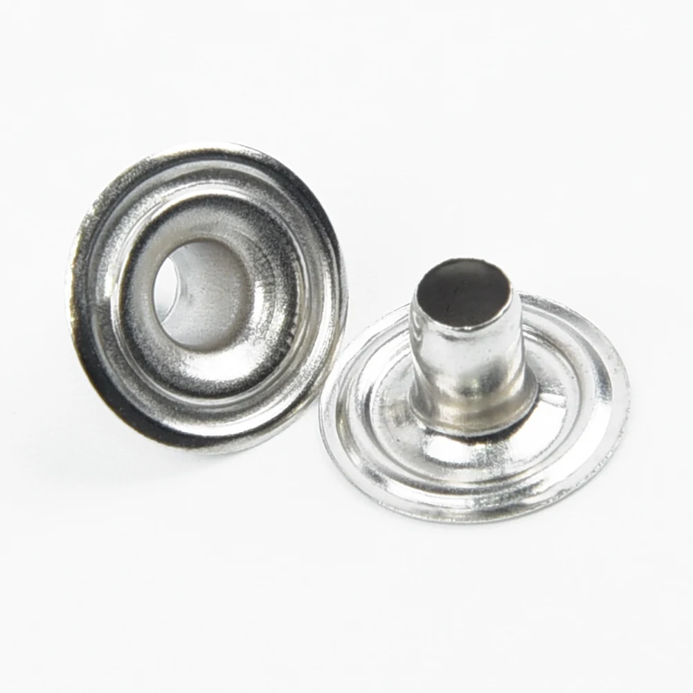 Металлические серебряные кнопки 200 шт./лот застежки для швейных пуговиц шитья