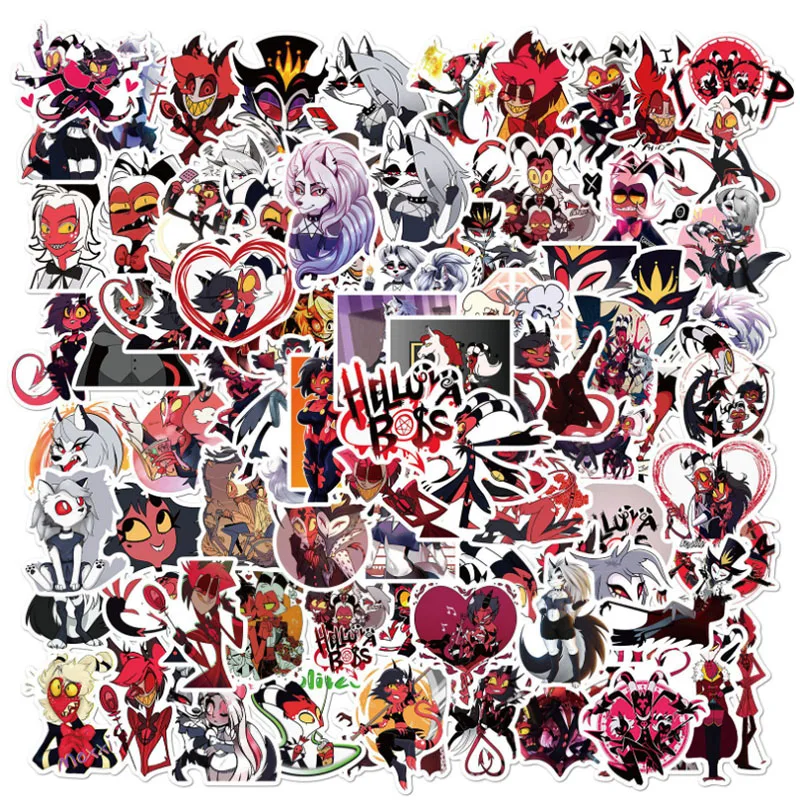 

10/30/50/100Pcs Animated wicked boss Waterproof Skateboard Travel Suitcase Phone Laptop Luggage Stickers DIY Kids Girl Toys