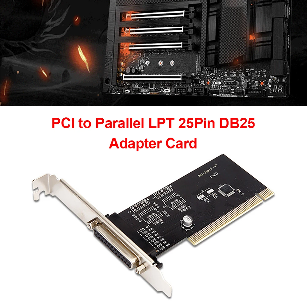 PCI к параллельному LPT 25-pin DB25 порту принтера контроллер настольная Плата