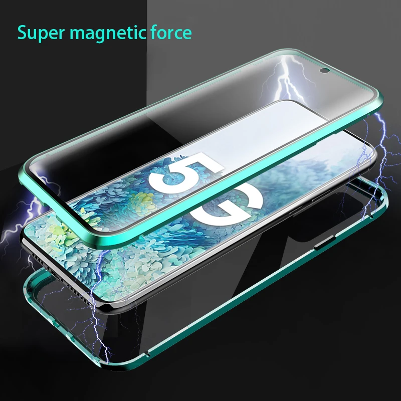 Магнитный чехол с полным покрытием для Samsung Galaxy S20 Ultra Plus S10 S9 S8 S10E Note 10 8 9 A51 A71 A50 A70 A81